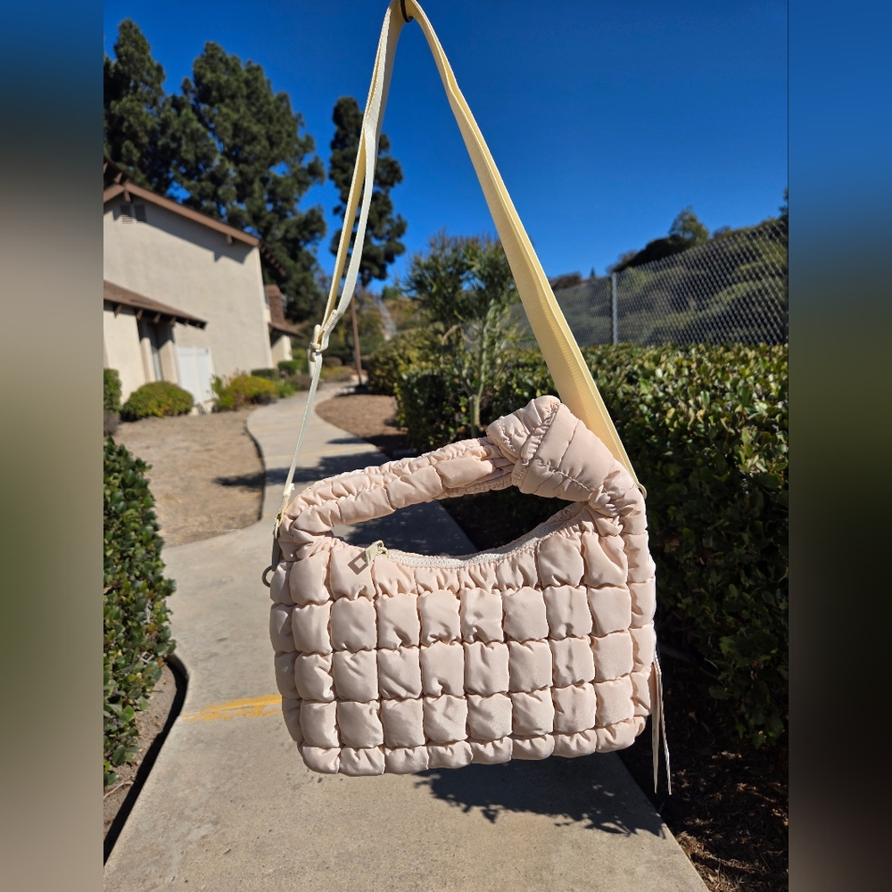 Sol and Selene Radiance Quilted Puffer Nylon Crossbody Bag - Picture 6 of 7